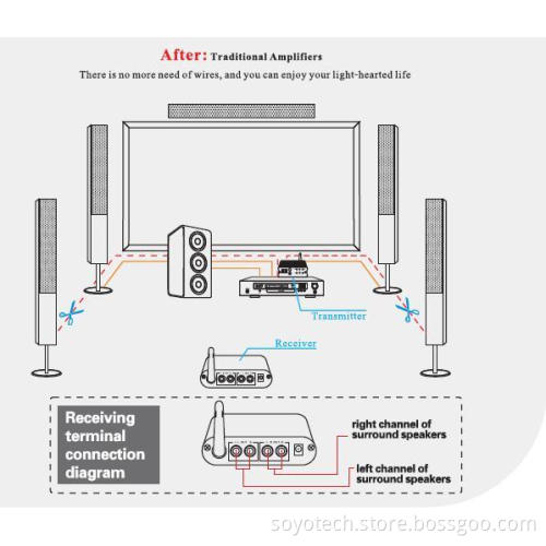 Wireless Amplifier for Home Theatre